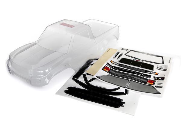 Traxxas - TRX8111 - Body, TRX-4® Sport (clear, trimmed, requires painting)/ window masks/ decal sheet