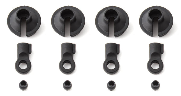 Team Associated - AE81194 - Shock Rod Ends & Spring Cups, 20 mm