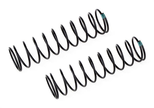 Team Associated - AE81236 - Rear Springs V2, green, 4.0 lb/in, L86, 11.25T, 1.6D