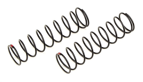 Team Associated - AE81237 - Rear Springs V2, red, 4.7 lb/in, L86, 10.0T, 1.6D