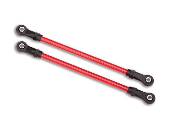 Traxxas - TRX8142R - Suspension links, rear upper, red (2) (5x115mm, powder coated steel) (assembled with hollow balls) (for use with #8140R TRX-4®