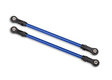 Traxxas - TRX8142X - Suspension links, rear upper, blue (2) (5x115mm, powder coated steel) (assembled with hollow balls) (for use with #8140R TRX-4®