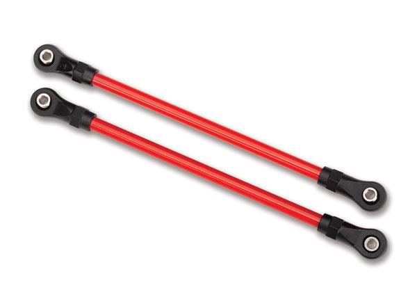 Traxxas - TRX8145R - Suspension links, rear lower, red (2) (5x115mm, powder coated steel) (assembled with hollow balls) (for use with