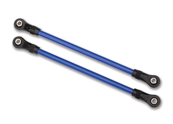 Traxxas - TRX8145X - Suspension links, rear lower, blue (2) (5x115mm, powder coated steel) (assembled with hollow balls) (for use with