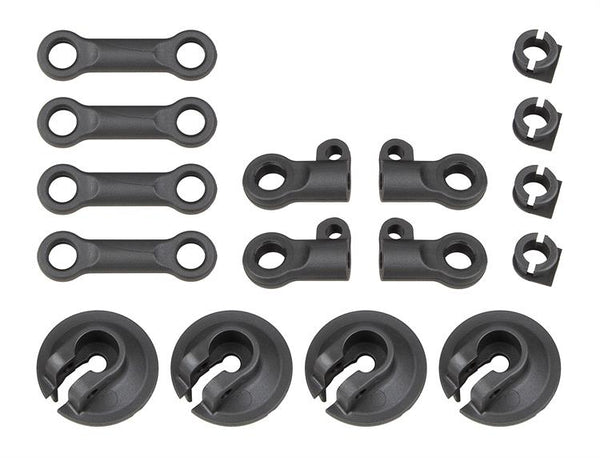 Team Associated - AE81512 - RC8B4 Spring Cups and Shock Rod Ends