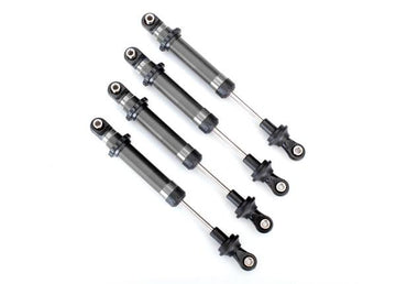 Traxxas - TRX8160 - Shocks, GTS, silver aluminum (assembled without springs) (4) (for use with #8140 TRX-4® Long Arm Lift Kit)