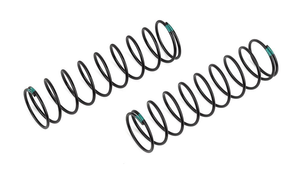 Team Associated - AE81663 - 16mm Rear Springs, green 3.60 lb/in, L83, 10.0T, 1.5D