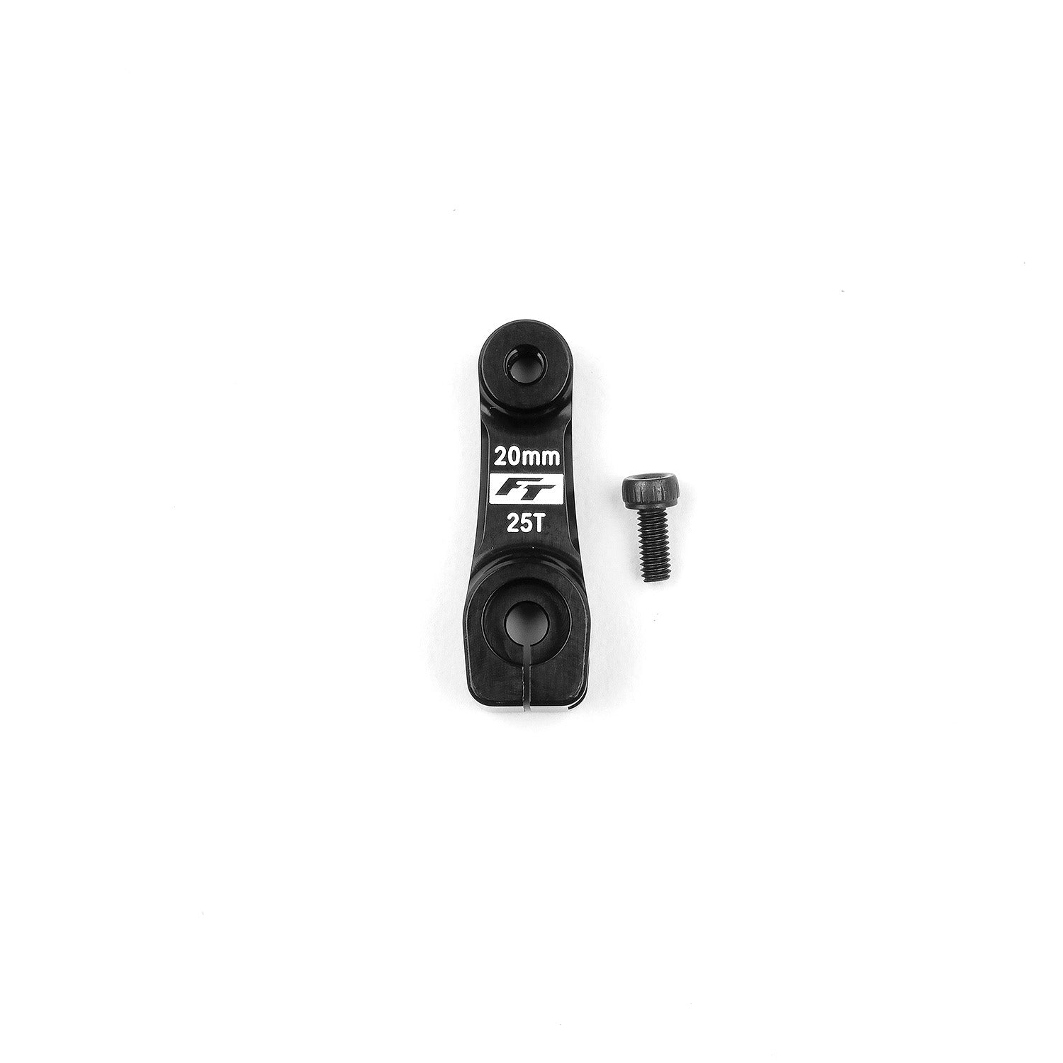 RC8 FT Aluminum Clamping Servo Horn, 25t, 20mm, -2mm Offset – RC Kongen
