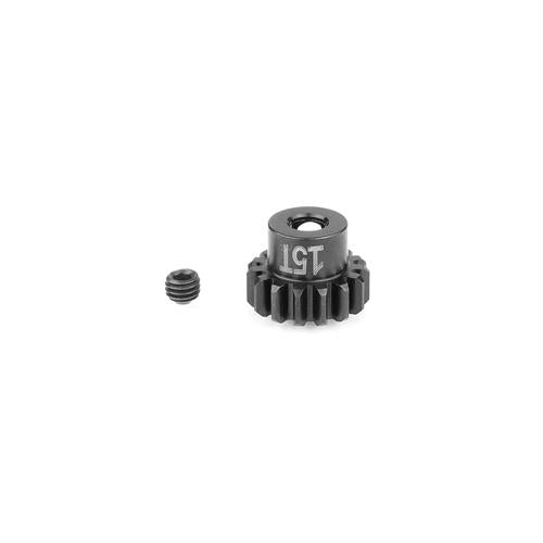 Team Associated - AE81677 - FT STEEL Pinion Gear, 15t-Mod 1, 5mm Shaft
