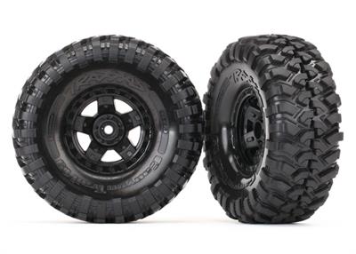 Traxxas - TRX8179 - Tires and wheels, assembled, glued (TRX-4® Sport 1.9” wheels, Canyon Trail 4.6x1.9” tires) (2)