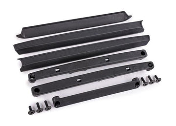 Traxxas - TRX8189 - Bed rails (left & right)/ rail retainers (left & right)/ tailgate cover/ tailgate cover retainer/ 3x10mm CS (4)/ 3x8mm FCS (2) (fits #8187 series bodies)