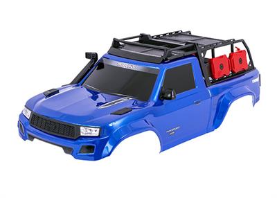 Traxxas - TRX8213-BLUE - Body, TRX-4® Sport, complete, blue (painted, decals applied) (includes grille, side mirrors, door handles, windshield wipers