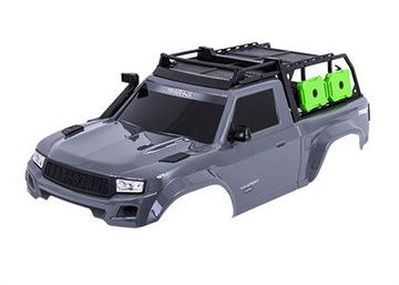 Traxxas - TRX8213-GRAY - Body, TRX-4® Sport, complete, gray (painted, decals applied) (includes grille, side mirrors, door handles, windshield wipers