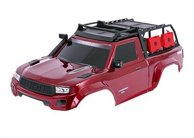 Traxxas - TRX8213-RED - Body, TRX-4® Sport, complete, red (painted, decals applied) (includes grille, side mirrors, door handles, windshield wipers,