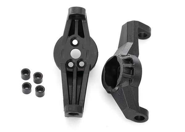 Traxxas - TRX8232 - Caster blocks (portal drive), left & right/ kingpin bushings (4)