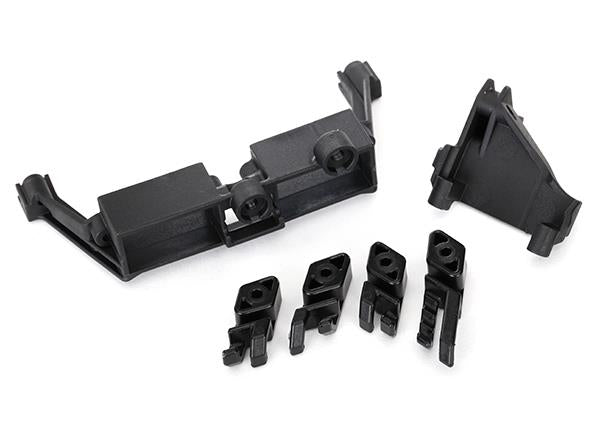 Traxxas - TRX8240 - Servo mount, 2-speed/ servo mount, T-Lock/ wire clips