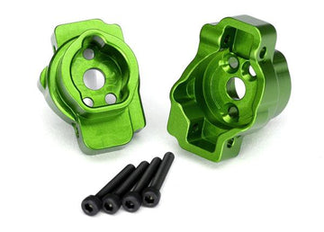 Traxxas - TRX8256G - Portal drive axle mount, rear, 6061-T6 aluminum (green-anodized) (left and right)/ 2.5x16 CS (4)