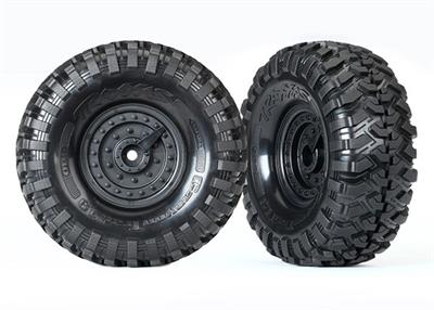 Traxxas - TRX8273 - Tires and wheels, assembled, glued (Tactical 1.9” wheels, Canyon Trail 4.6x1.9” tires) (2)