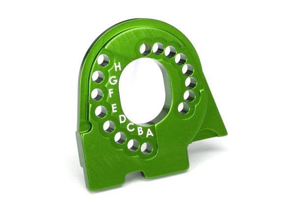 Traxxas - TRX8290G - Motor mount plate, TRX-4®, 6061-T6 aluminum (green-anodized)