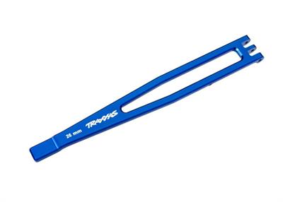 Traxxas - TRX8327-BLUE - Battery Hold-down Alu Blue