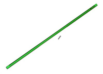 Traxxas - TRX8355G - Driveshaft, center, aluminum / pin, green