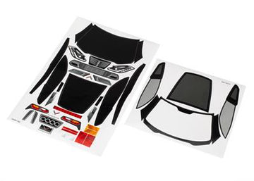 Traxxas - TRX8387 - Decal sheets, Chevrolet Corvette Z06