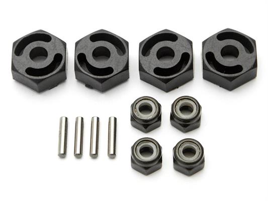 HPI - HP85003 - Wheel Adapter (4Pcs Hex/Pin & Nut/Sprint)