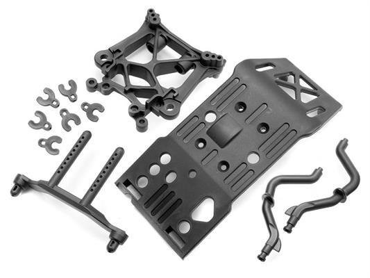 HPI - HP85234 - Skid Plate/Body Mount/Shock Tower Set