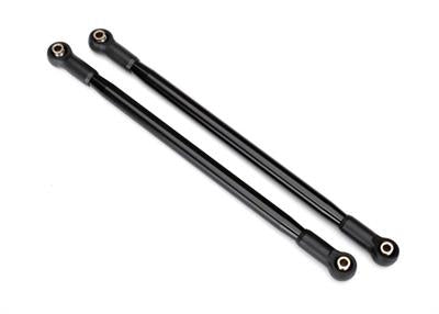 Suspension link, rear (upper) (aluminum, black-anodized) (10x206mm, center to center) (2) (assembled with hollow balls)