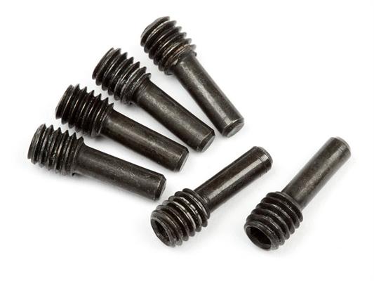 HPI - HP86094 - Screw Shaft M4X2.5X12Mm (Black/6Pcs)