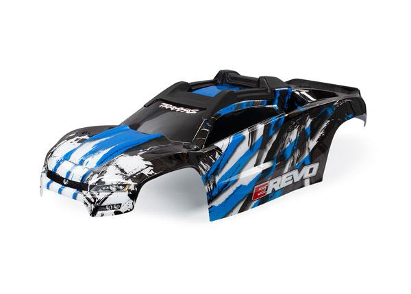 Traxxas - TRX8611X - E-Revo VXL karosseri, Blå færdigmalet