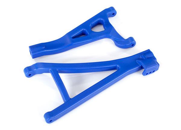Traxxas - TRX8631X - Suspension arms, blue, front (right), heavy duty (upper (1)/ lower (1))