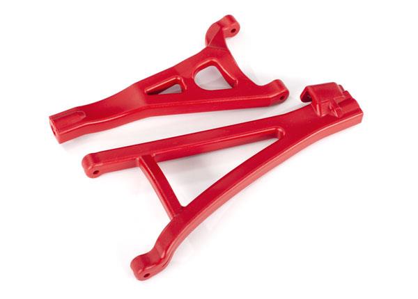 Traxxas - TRX8632R - Suspension arms, red, front (left), heavy duty (upper (1)/ lower (1))