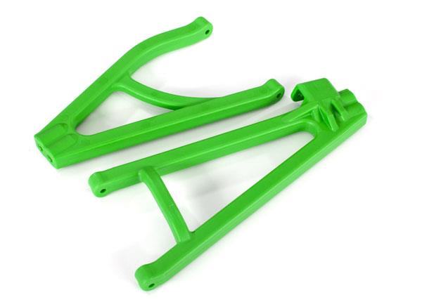 Traxxas - TRX8633G - Suspension arms, green, rear (right), heavy duty, adjustable wheelbase (upper (1)/ lower (1))