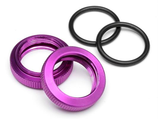 HPI - HP86446 - Shock Adjuster Nut 20Mm (Purple/2Pcs)