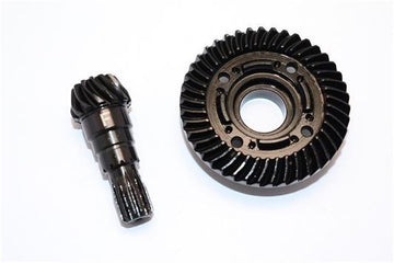 GPM - GPMSTXM1200FBK - CHROME STEEL FRONT SPIRAL BEVEL GEARS - 1SET BLACK GPM XRT - XMAXX 8S