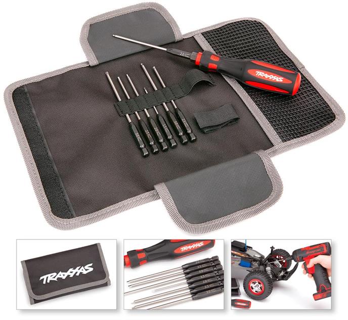 Traxxas - TRX8711 - Premium 7-piece tool kit with carrying case