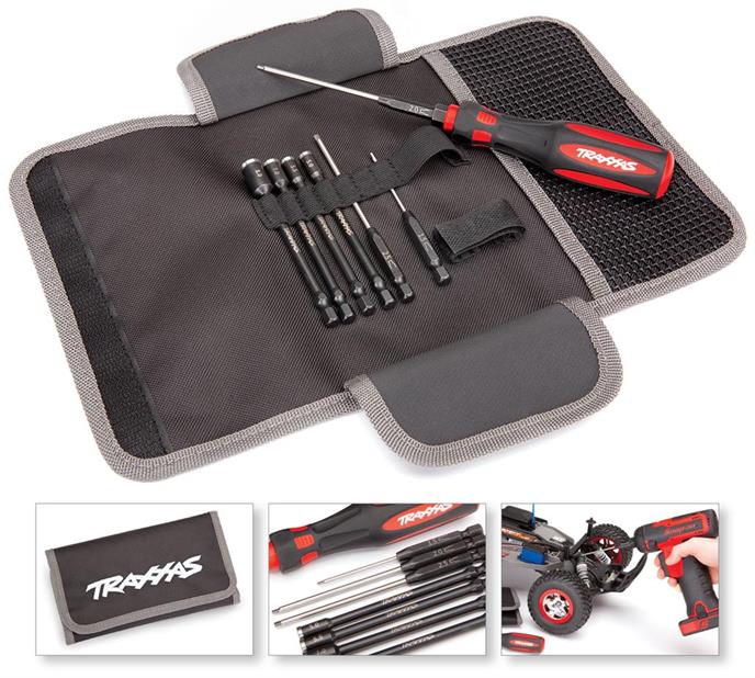 TRX8712 - 7 stk Premium spidser umbraco og top til møtrikker skal bruges i skruemaskine i lækker taske