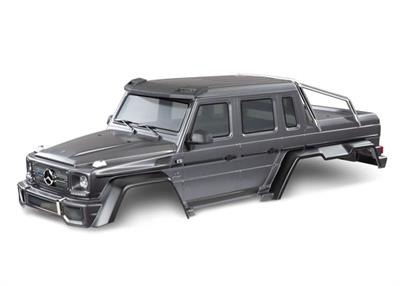 Traxxas - TRX8825X - Body, Mercedes-Benz® G 63®, complete (matte graphite metallic) (includes grille, si