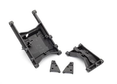 Traxxas - TRX8830 - Suspension mount, rear, TRX-6™ (1)/ chassis crossmember, rear (1)/ suspension link mounts (left & right)