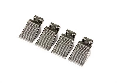 Wheel chocks, flatbed (1 pair, front or rear) (fits TRX-6®Ultimate RC Hauler)