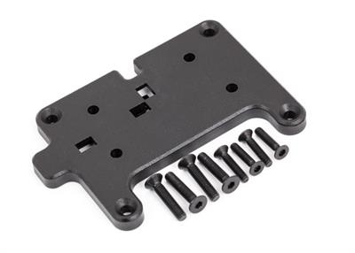 Mounting plate, winch/ 3x15mm CCS (4)/ 2.5x12mm CCS (4) (fits TRX-6® Ultimate RC Hauler))