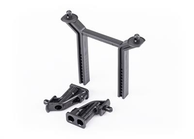 Traxxas - TRX8853X - Body mounts & posts, front & rear (complete set)