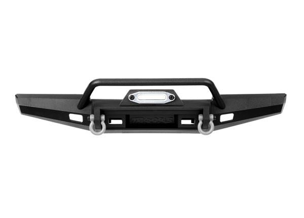 Traxxas - TRX8869 - Bumper, front, winch, wide (includes bumper mount, D-Rings, fairlead, hardware) (fits TRX-4® 1969-1972 Blazer with 8855 winch