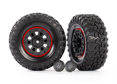 Traxxas - TRX8874 - 2.2" Crawler Dæk på TRX-4® Beadlock fælge - 2 stk