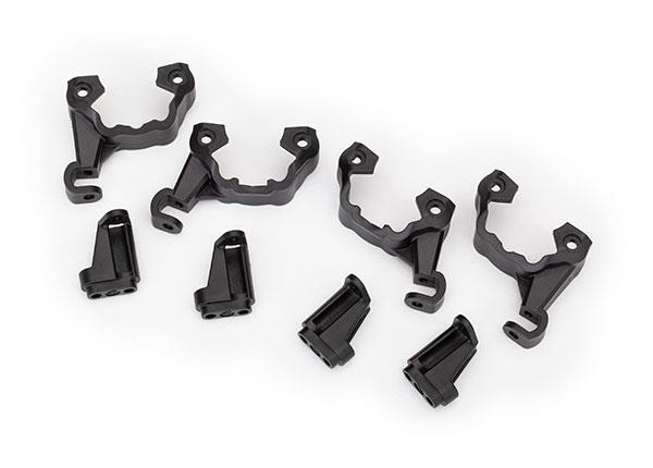 Traxxas - TRX8885 - Shock mounts (frame, left (2), frame, right (2))/ portal mounts (1 each, front (left & right), rear (left & right))