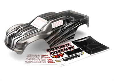 Traxxas - TRX8911X - Body, Maxx, Prographix (graphics are printed, requires paint & final color applictaion)/ decal sheet