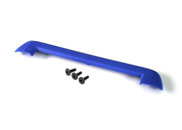Traxxas - TRX8912X - Tailgate protector, blue/ 3x15mm flat-head screw (4)