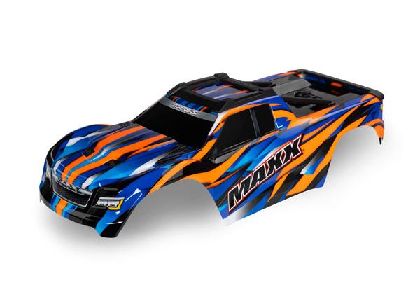 Traxxas - TRX8918T - Karosseri til Maxx®Version2, orange (fits Maxx® with extended chassis (352mm wheelbase))