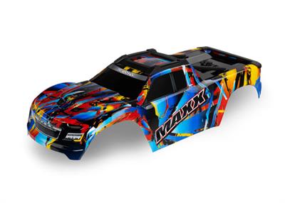 Traxxas - TRX8931 - Body, Maxx®, Rock n&#039; Roll (painted, decals applied) (fits Maxx® with extended chassis (352mm wheelbase))